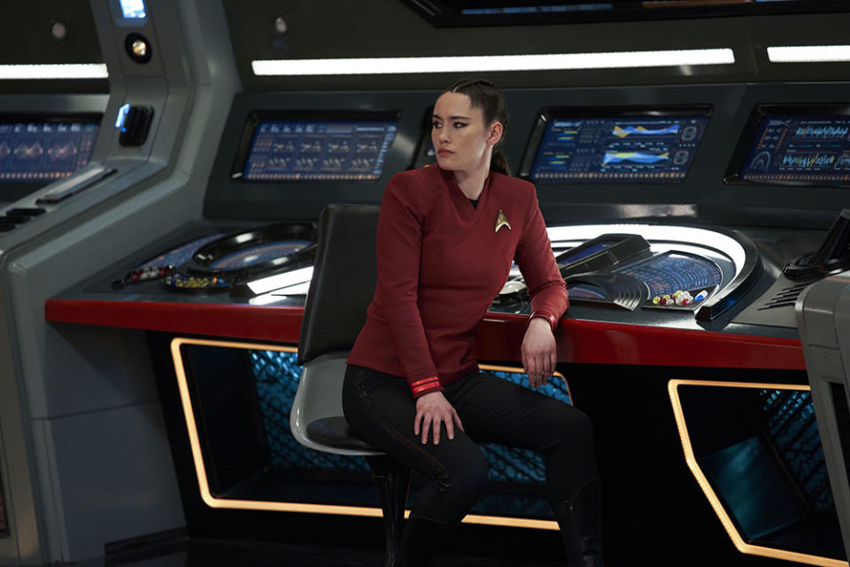 Christina Chong as La’an Noonien-Singh in ‘Star Trek: Strange New Worlds’ - Credit: Marni Grossman/Paramount+