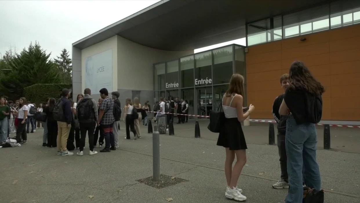 Le Lycée Malherbe de Caen, le 13 septembre 2022 - BFMTV