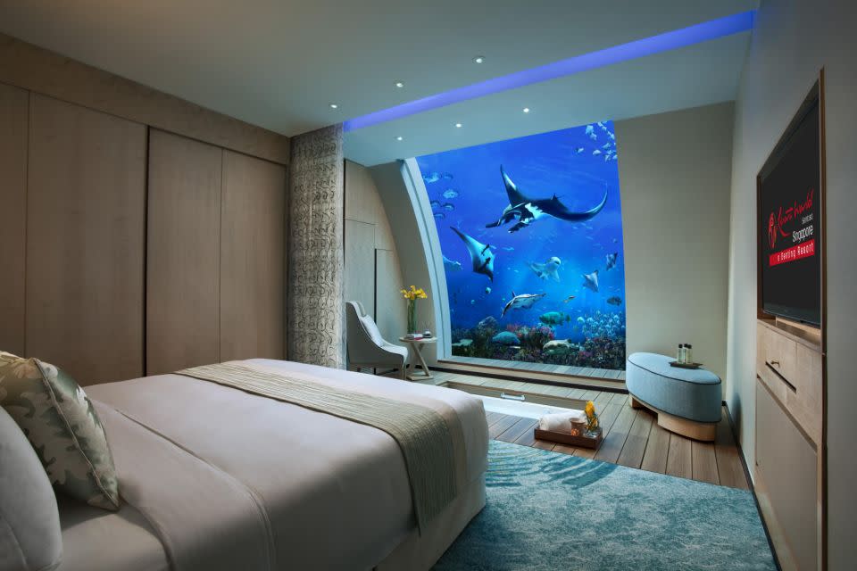 Sleep with the fishes!