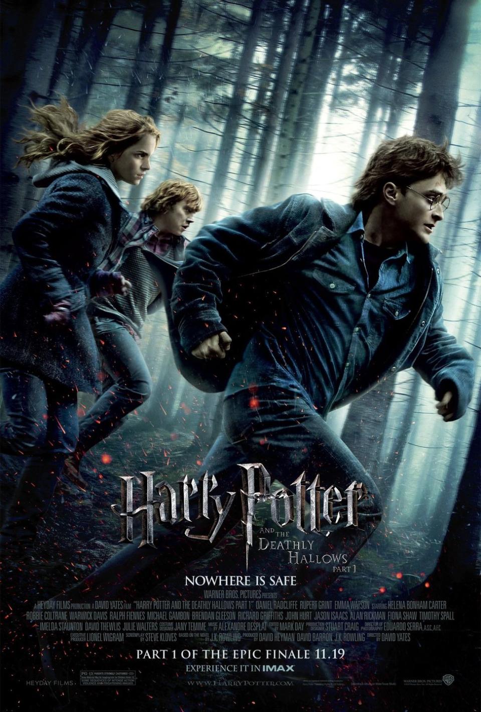 9) Harry Potter and the Deathly Hallows Part 1