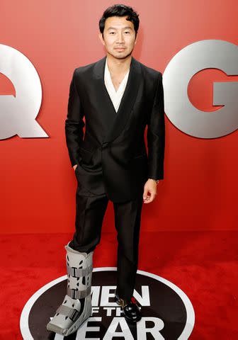 <p>Frazer Harrison/Getty Images</p> Simu Liu at 2023 GQ Men of the Year at Bar Marmont on November 16, 2023 in Los Angeles, California