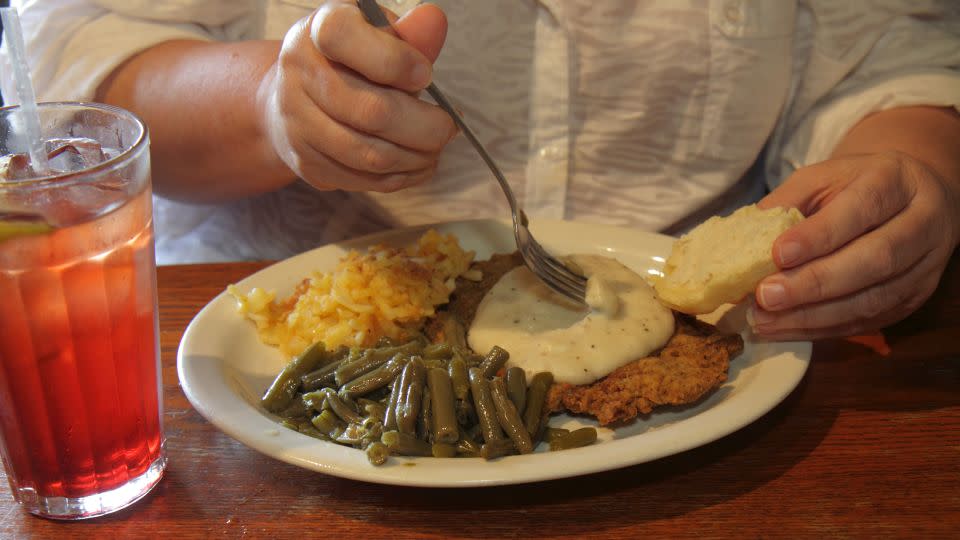 A woman eats lunch at Cracker Barrel.  - Jeff Greenberg / Universal Pictures Group / Getty Images / File