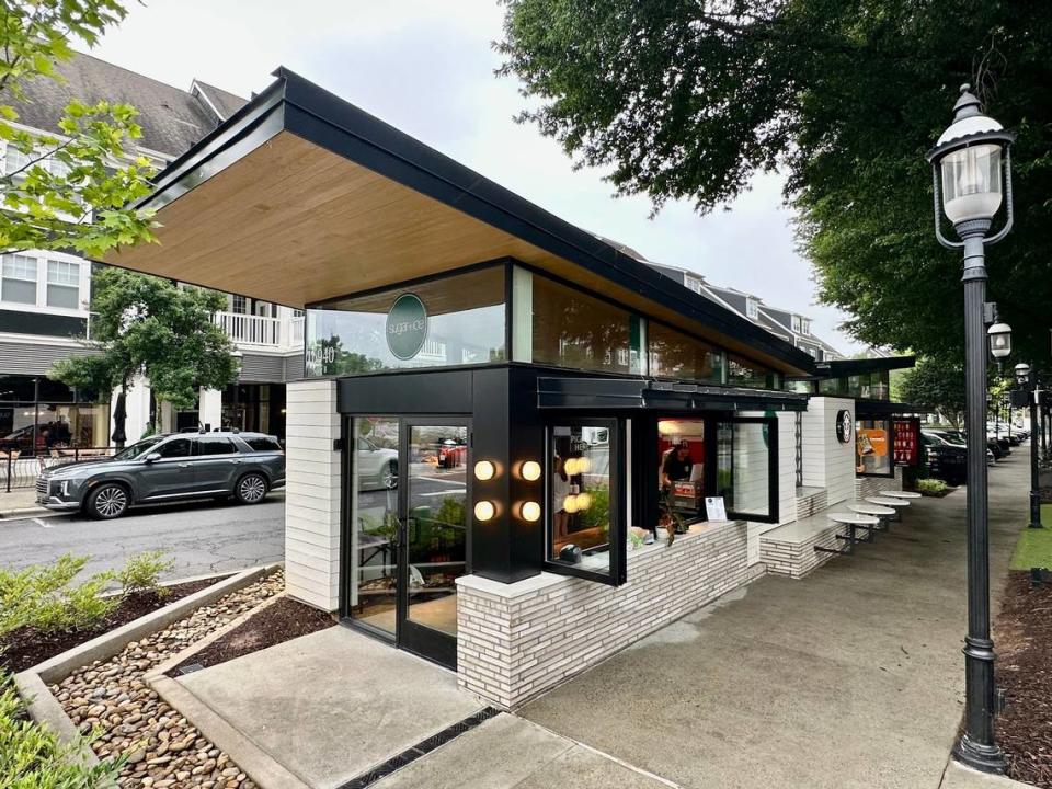 Sugar + Ice serves mini donuts, plus grab-and-go offerings such as bagels and scones.