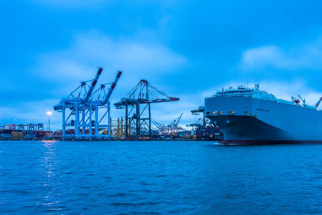 <p>Getty Images</p> Port Newark, New Jersey