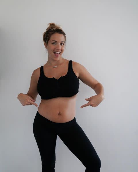 <p>Actress and former Strictly star Gemma Atkinson is known for her fitness content on Instagram, and she's using her platform wisely after having had baby Mia last year. In a post showing photographs of herself six-and-a-half weeks after giving birth via C-section, Gemma said she was "loudly and proudly" rocking her post-baby curves.</p><p>In the honest post, Gemma discussed how exercise is an important and regular part of her life, but how she's adapted to taking it slow for the sake of her body. "Part of training well is training smart and recovering long term. Not just a quick fix to 'snap back'," wrote the actress and radio presenter.</p><p>Reminding other mums to ignore any external pressure to revert to their pre-baby selves, Gemma added: "I hope new mums realise they don’t have to be back to their post baby body so quickly. Growing a human for 9 months is a big deal and it’ll take longer than a few weeks to get your body back to how you want it." Hear, hear.</p><p><a href="https://www.instagram.com/p/B1W-6G9n2iN/?utm_source=ig_embed" rel="nofollow noopener" target="_blank" data-ylk="slk:See the original post on Instagram;elm:context_link;itc:0;sec:content-canvas" class="link ">See the original post on Instagram</a></p>