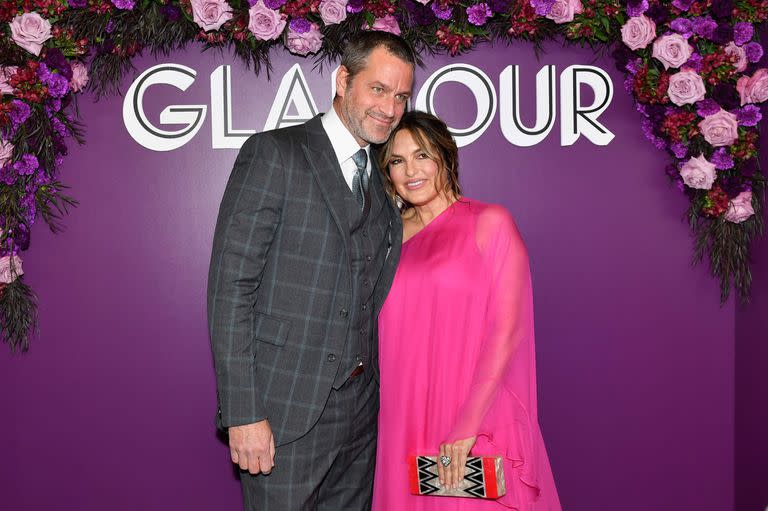 Mariska Hargitay y su esposo, Peter Hermann, asistieron a los premios Glamour Women of the Year 2021 en el Rainbow Room del Rockefeller 