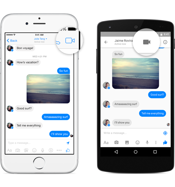 facebook messenger video call