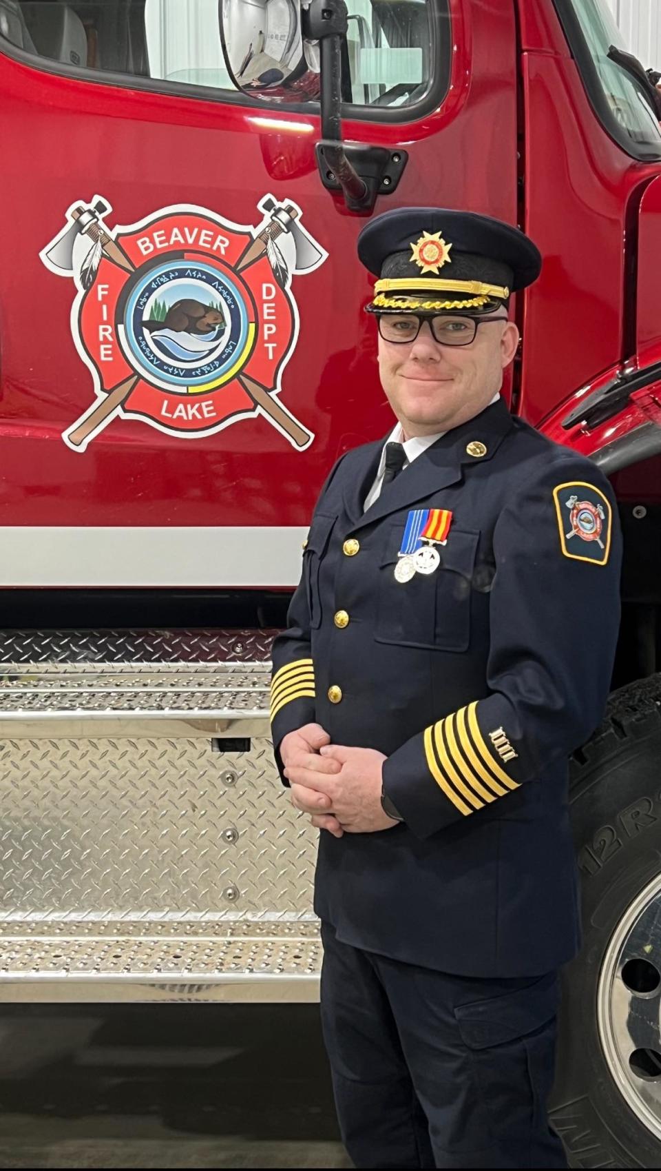 Shane Bair, Director of emergency operations and Fire Chief for Beaver Lake Cree Nation.