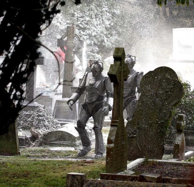 South Wales Argus: Various sites in Newport have been used for Doctor Who filming inclduing St Woolos Cemetery (pictured).