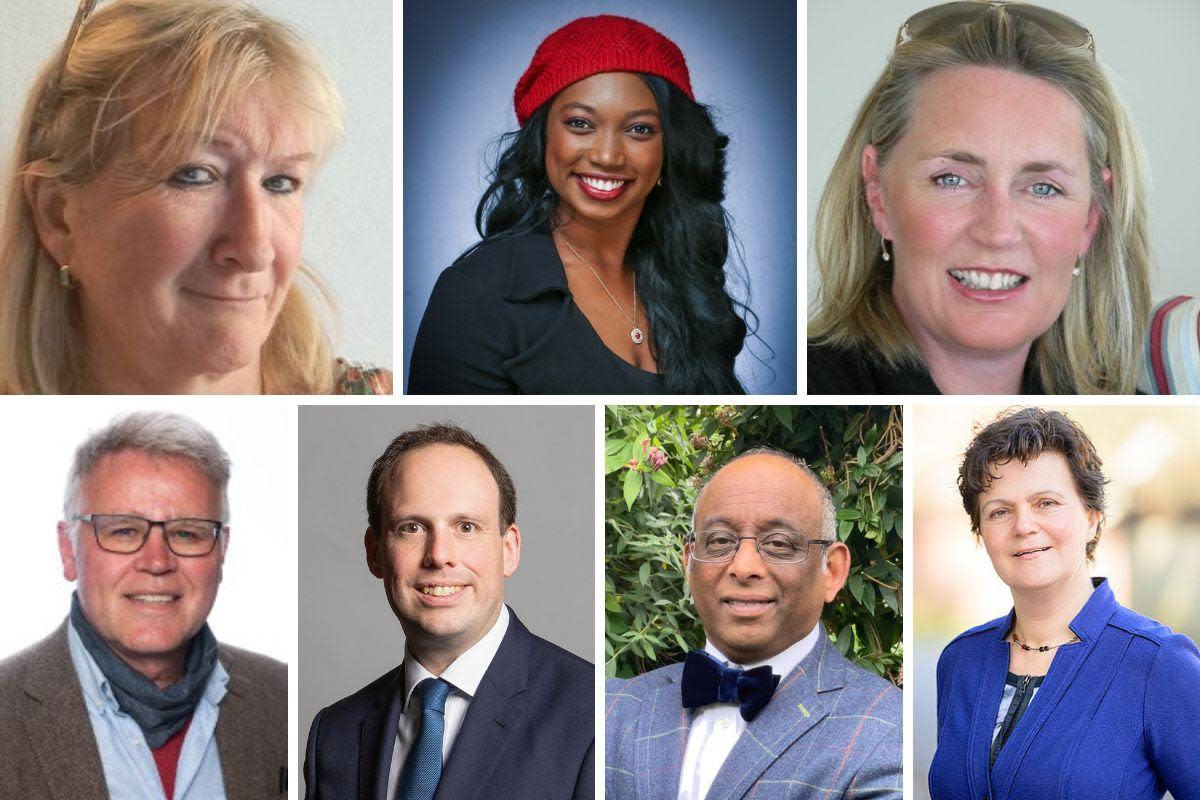 The seven candidates for Mid Buckinghamshire <i>(Image: Various)</i>