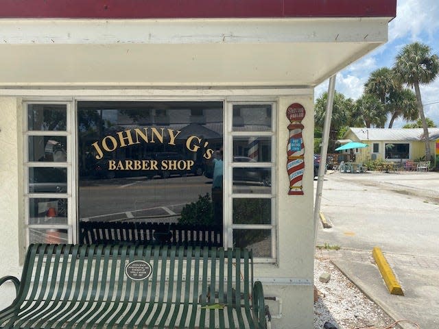 Johnny G's Barber Shop, also known as Jensen Beach Barber Shop, has been a fixture east of the Jensen Beach Boulevard roundabout for decades.