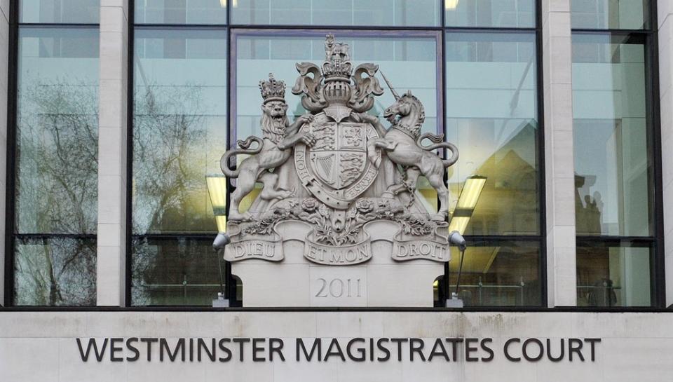 Westminster Magistrates’ Court in London (Nick Ansell/PA) (PA Archive)