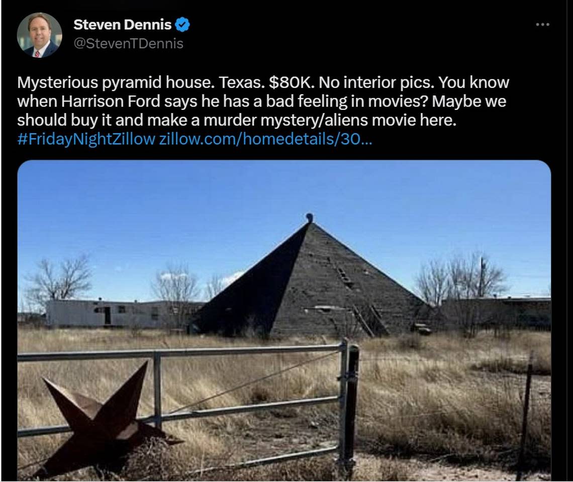 It's called a 'mysterious pyramid house' for a reason. And now it's for  sale in Texas