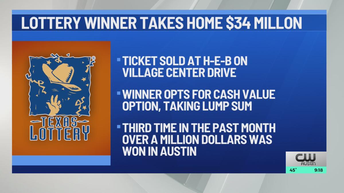 Jackpot! $34 million lottery ticket sold at Austin H-E-B