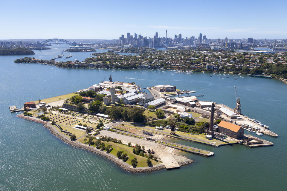 Cockatoo Island sits in the middle of the harbour, but it's on the edges of the city's consciousness. Photo: Getty Images