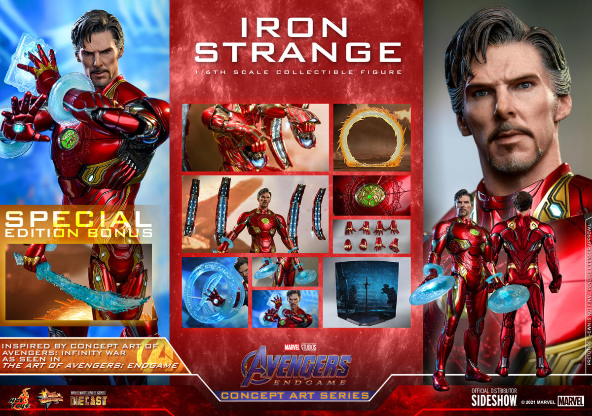 Iron Strange Hot Toys Figure Brings Deleted AVENGERS: ENDGAME Scene to Life