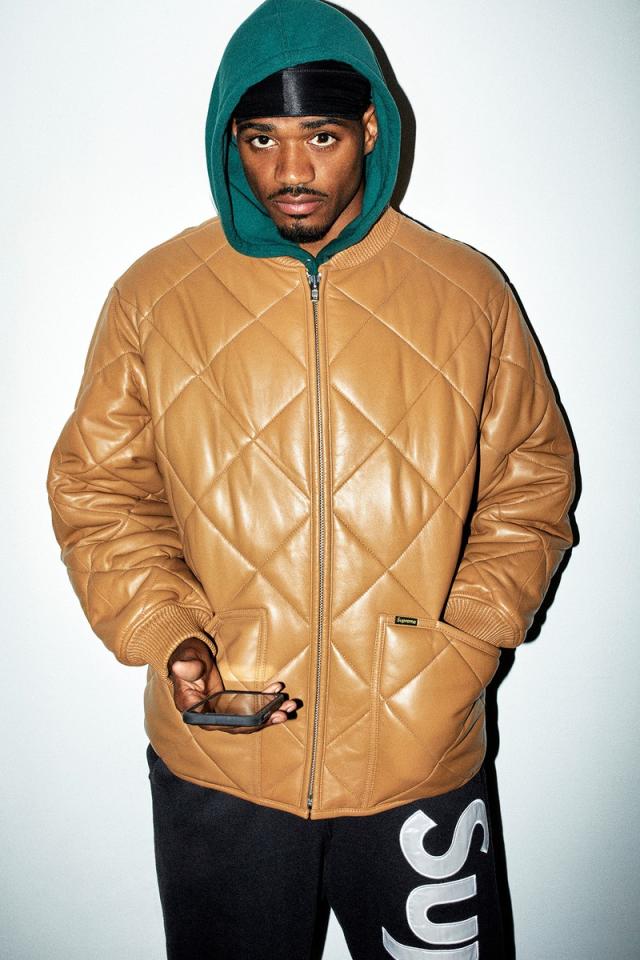 Quilted Leather Work Jacket - fall winter 2022 - Supreme