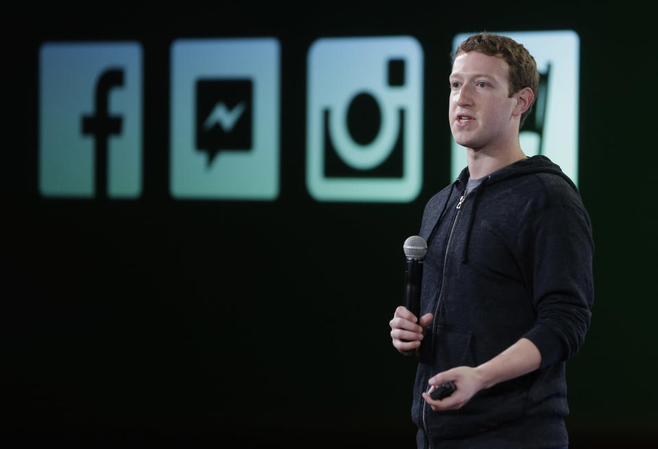 (AP Photo/Marcio Jose Sanchez) Facebook CEO Mark Zuckerberg usually wears a t-shirt or hoodie to work