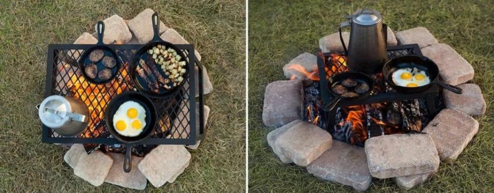 Amazon Basics Portable Outdoor Folding Campfire Grill