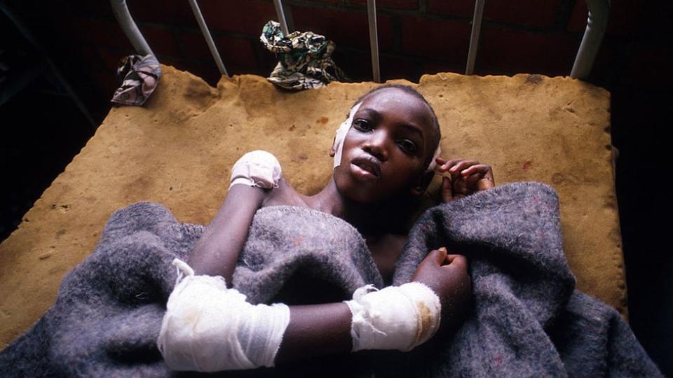 Sobreviviente del genocidio en Ruanda en 1994.