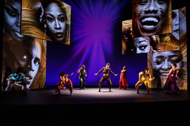 From left: Stacey Sargeant, Granderson, Okpokwasili, Kuumba, Miller, Woods and Wailes. (Photo: Credit: Marc J. Franklin, 2022)