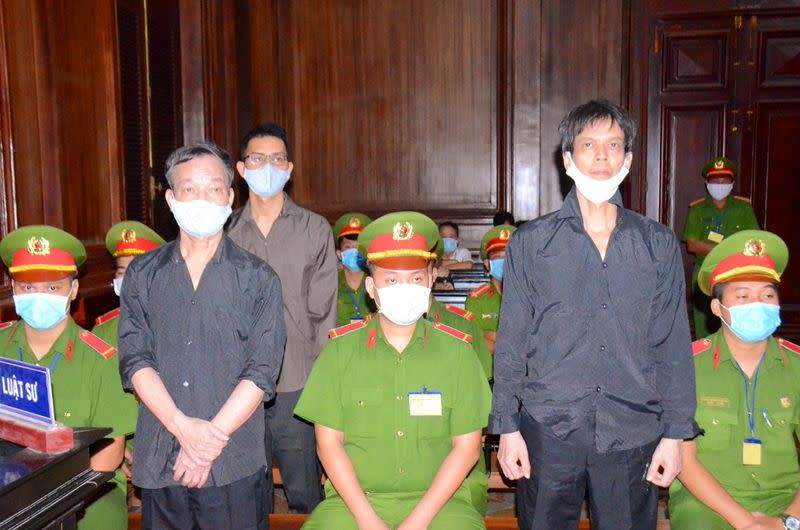 FILE PHOTO: Freelance journalists face trial in Ho Chi Minh City