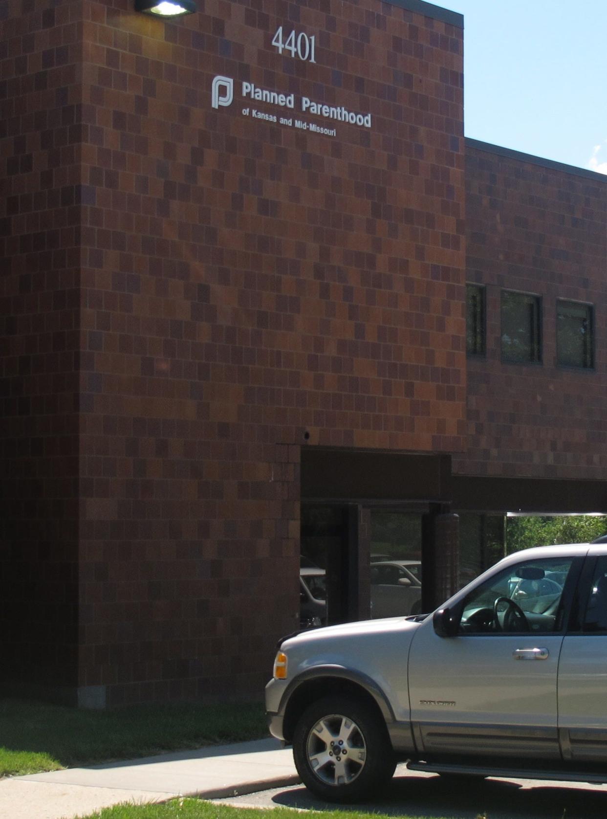 This photo shows a Planned Parenthood clinic in Overland Park, Kan.