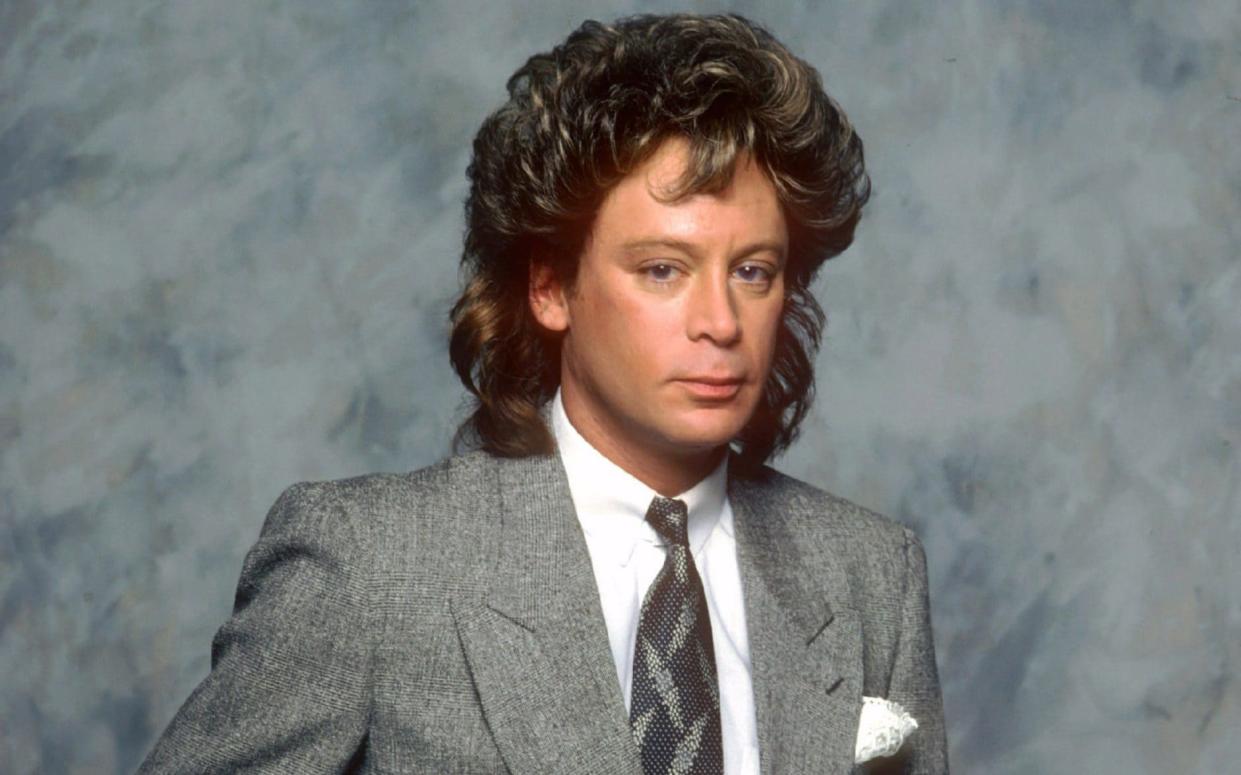 Eric Carmen during a photo session at American Bandstand in 1987