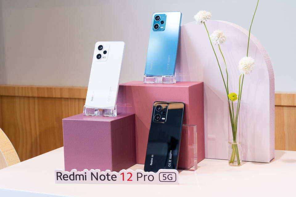 圖／Redmi Note 12 Pro 5G。