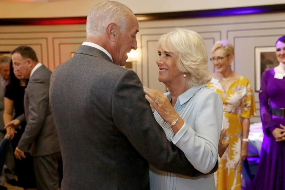 Queen Consort Camilla dancing with Len Goodman