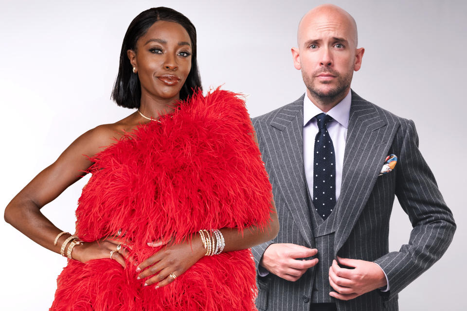 TV presenter AJ Odudu and comedian Tom Allen will do interviews on the red carpet (Bafta/Alecsandra Raluca Dragoi/Aemen Sukkar/PA)