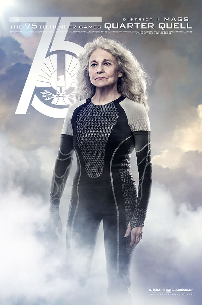 Lynn Cohen as Mags in Lionsgate's "The Hunger Games: Catching Fire" - 2013