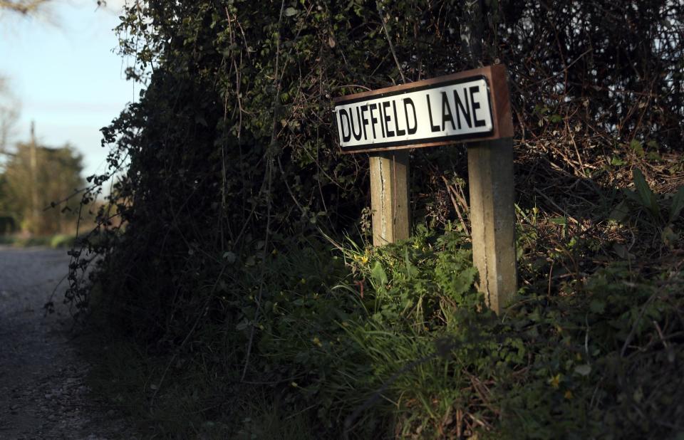 Entrance to Duffield Road, Woodmancote (PA Wire/PA Images)