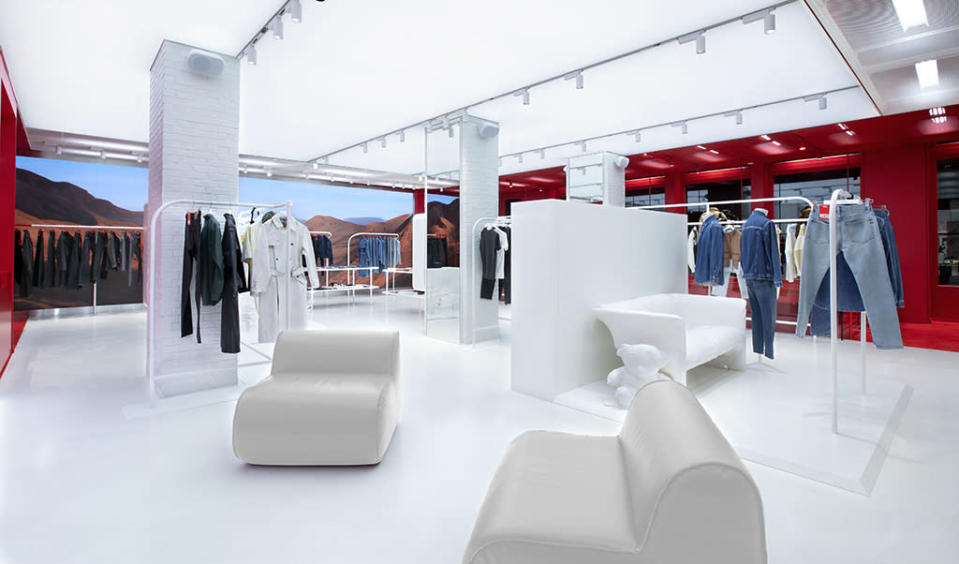 The main floor of Diesel’s new SoHo boutique. - Credit: Courtesy of Diesel