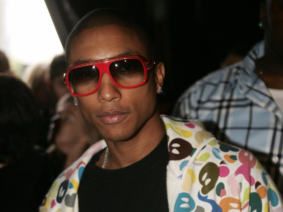 pharrell wearing louis vuitton sunglasses