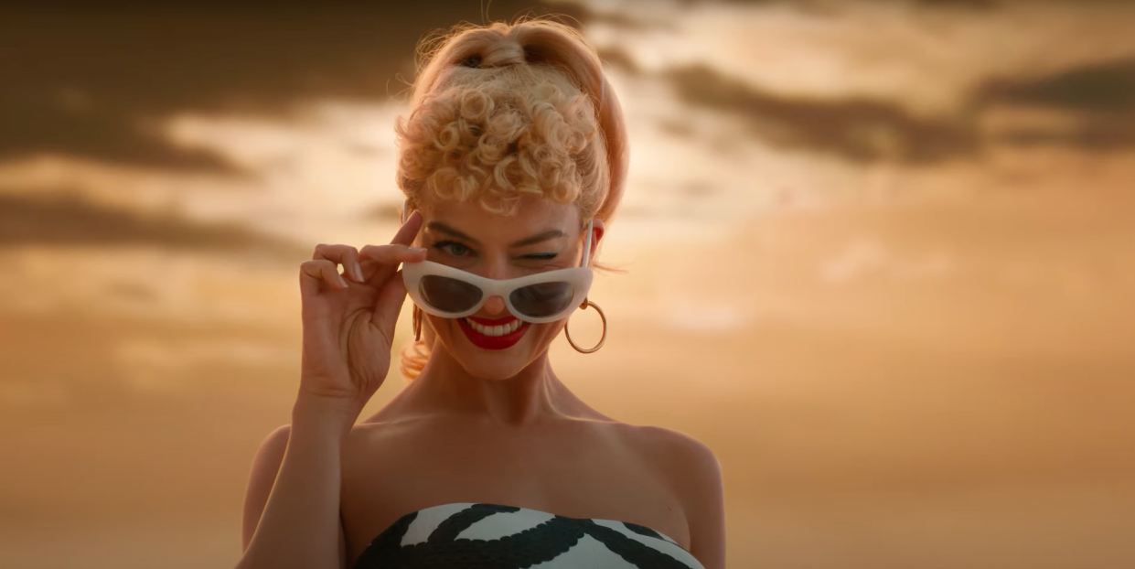 Margot Robbie plays the title role in the first teaser trailer for Barbie. (Warner Bros)