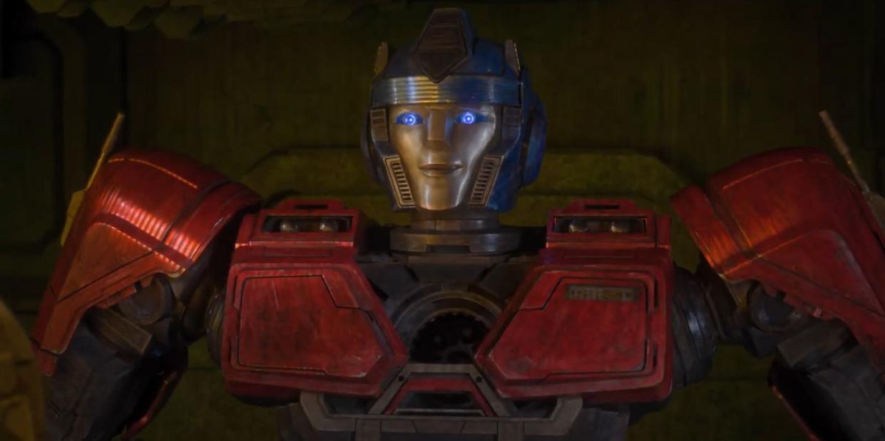 optimus prime, transformers one trailer