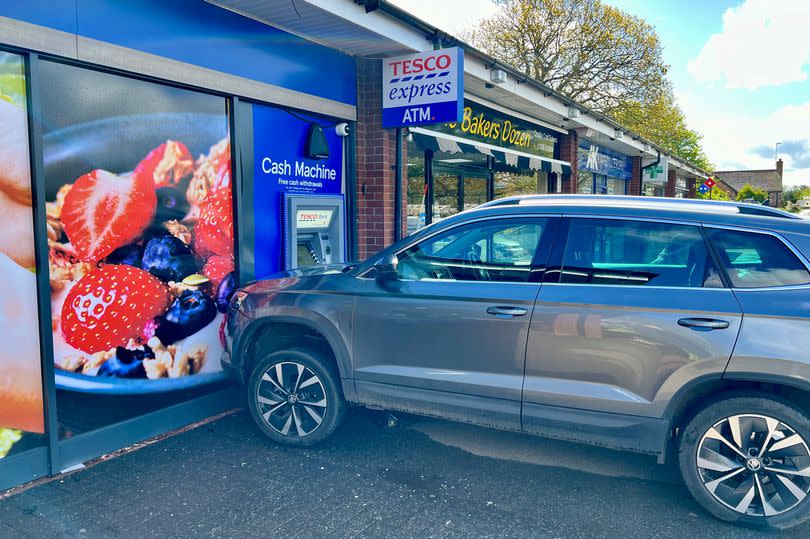 It happened at Tesco on Leyes Lane in Kenilworth