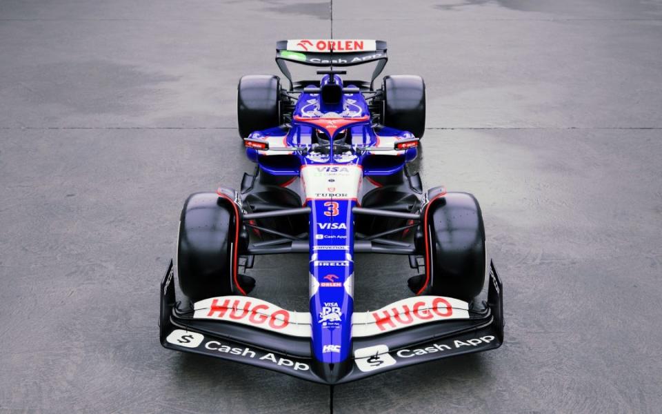 An image of the new RB car