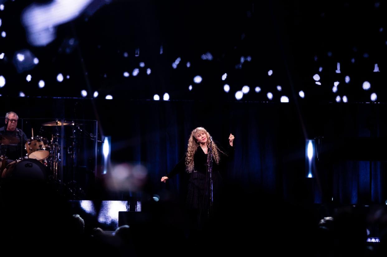 Stevie Nicks played an almost two hour set before a rapt crowd at Austin's Moody Center on August 16, 2023.