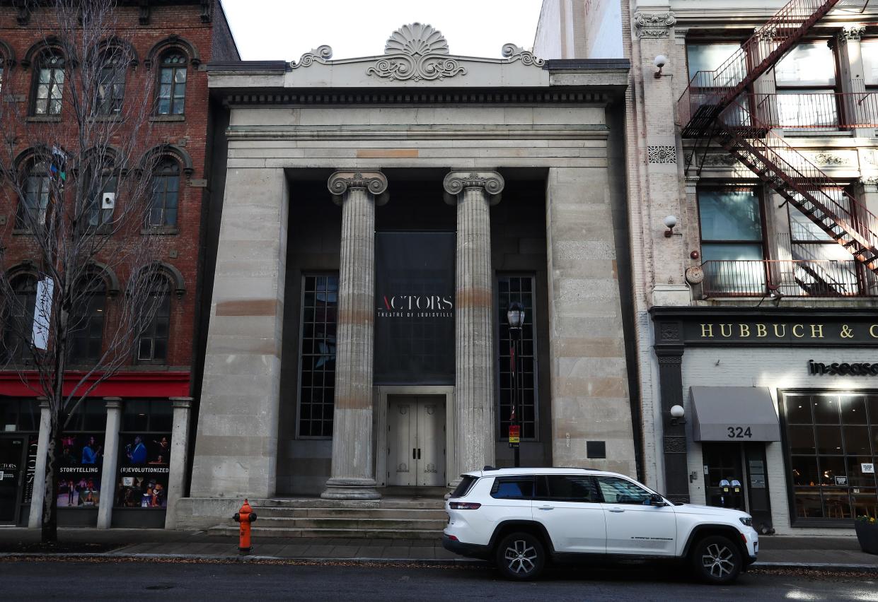 The historic old Bank of Louisville building on West Main Street in Louisville, Ky. on Dec. 4, 2023.