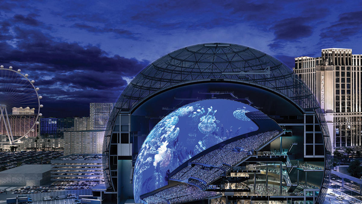 Dolan's Sphere the Latest to Light Up the Vegas Strip –