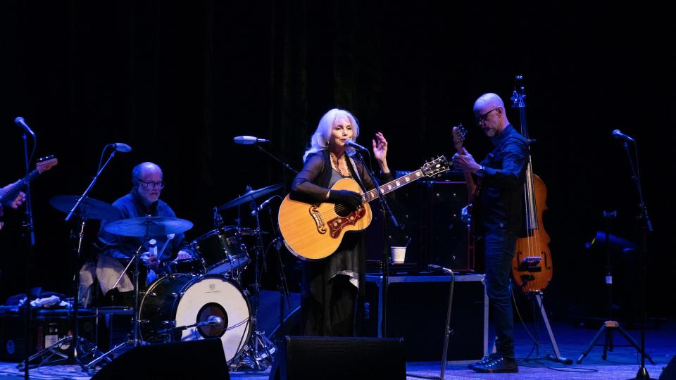 Emmylou Harris performs in Ruby Diamond Concert Hall at FSU's Opening Nights concert on March 4, 2023.