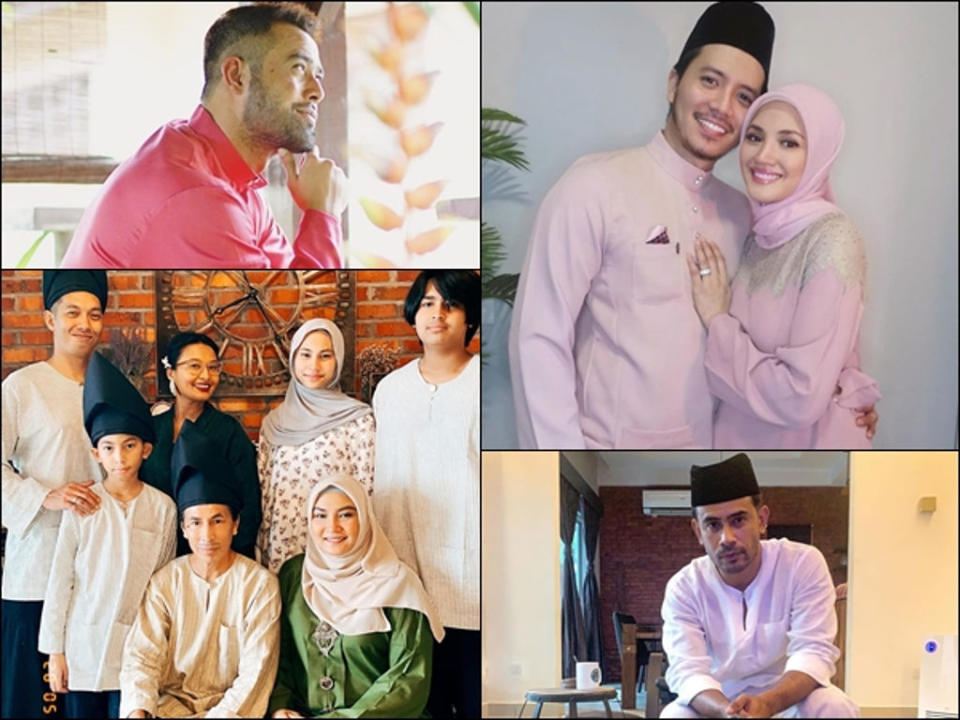  Even celebs adhere by the CMCO rules while celebrating Raya this year.
