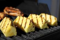 <p>One of my favourite things to do on the BBQ is to <a href="https://www.delish.com/uk/cooking/recipes/a35721468/grilled-pineapple-recipe/" rel="nofollow noopener" target="_blank" data-ylk="slk:caramelise chunks of pineapple;elm:context_link;itc:0;sec:content-canvas" class="link ">caramelise chunks of pineapple</a> by dusting with cinnamon and/or light brown sugar. Then you can put them in a parcel of tin foil with some rum, maple syrup, mint and lime. </p><p>While the BBQ is dying down after the main event, wrap the fruit parcel up and cook away for about 20 minutes. When you open them up, they're so unbelievably tasty. </p><p>You can do this with any fruit you like and serve with some vegan ice cream or cream on the side if you prefer. </p><p>Chestnuts are also great to use for vegan puddings. They add a delicious nutty texture and flavour. I love making a big batch of chestnut banana ice cream for my guests to have in cones, or a big chocolate chestnut tart for people to tuck into.</p>