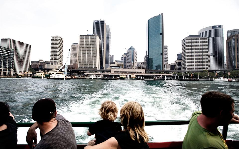 A ferry is a budget friendly way to see the city