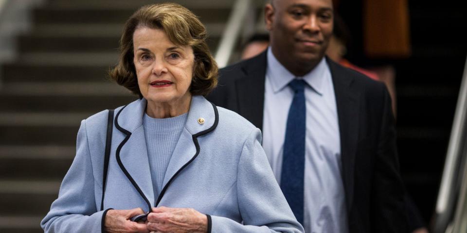 Dianne Feinstein is on her way back to Washington after being sidelined