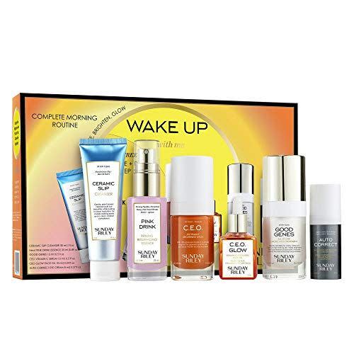 21) Sunday Riley Wake Up With Me Complete Brightening Morning Routine Kit