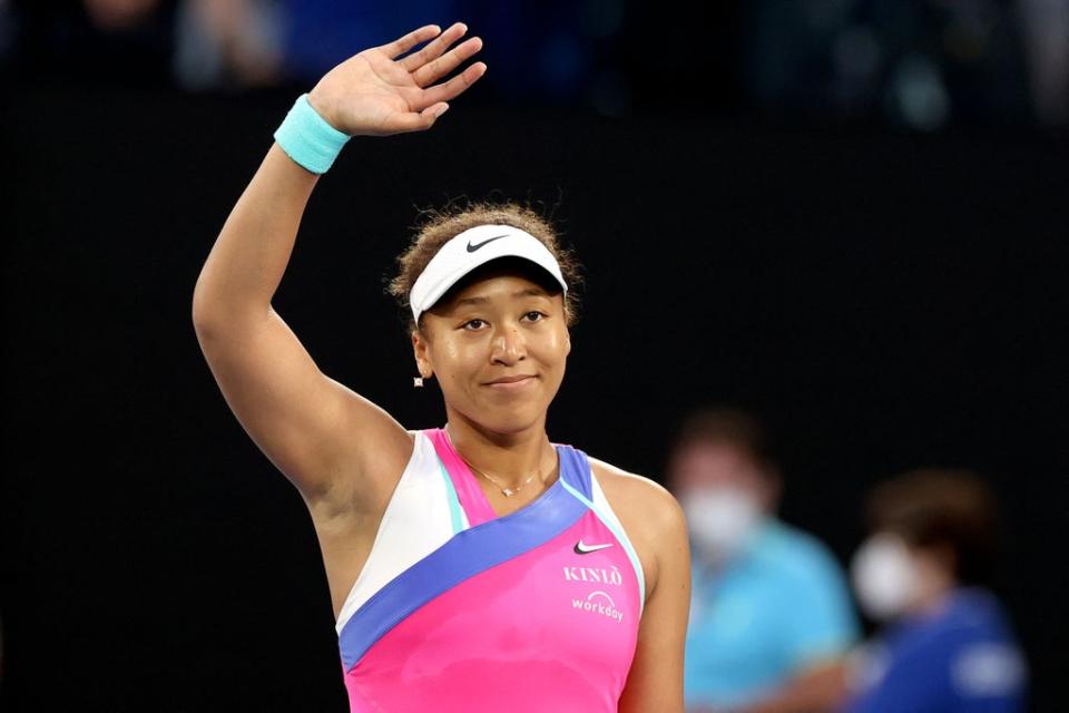 Naomi Osaka overcame a testing second set against Madison Brengle (AFP via Getty)