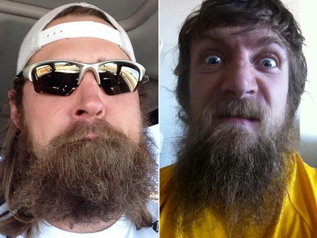 PHOTO: Beard vs Beard. Josh Reddick Finds Daniel Bryan! Wrestling